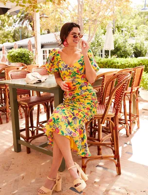 20 красивых летних платьев длины миди от бренда La Maison Talulah