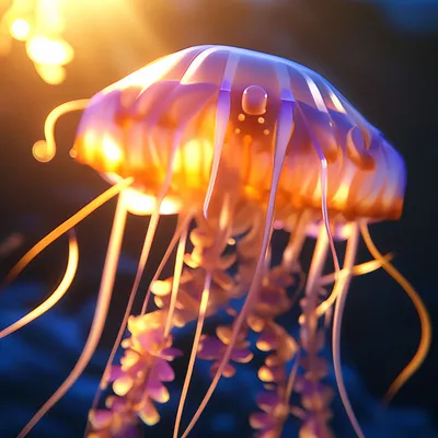 Красивые медузы в воде стоковое фото. изображение насчитывающей опасность -  90657848