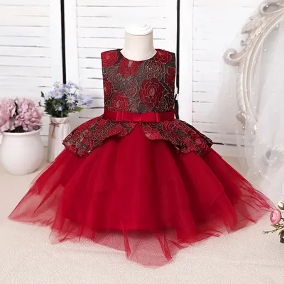 Пушистое платье принцессы в европейском стиле, детское праздничное платье, красивые  платья на день рождения для девочек 6 лет, платье-пачка для девочек с  цветами | AliExpress