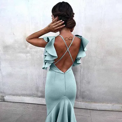 Красивые платья с открытой спиной: новые модели, лучшие фасоны (50 ФОТО) |  KRASOTA.ru