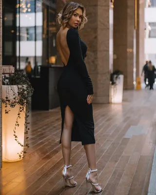 Дизайнерские платья on Instagram: “Плюс платья с открытой спиной чёрного  цвета состоит в том,что они считаются более повсед… | Fashion, Stylish  outfits, Black dress