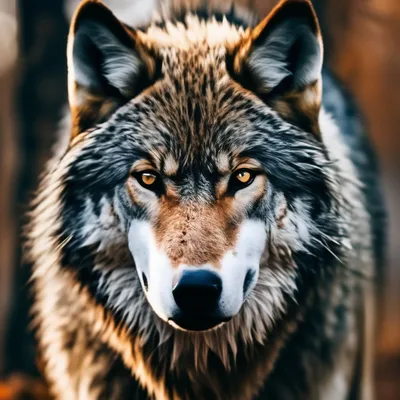 Волк из треугольников, , красиво, …» — создано в Шедевруме