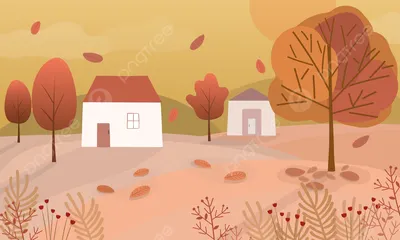 красивый пейзаж с домами в деревне Фон, Ферма, луг, мирное фон картинки и  Фото для бесплатной загрузки