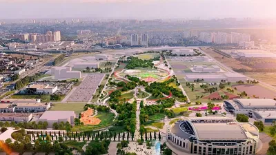 Самую крупную зелёную зону на Кубани - «Парк достижений» - благоустроят до  конца 2026 года. 09.06.2022 г. Телеканал «Краснодар»