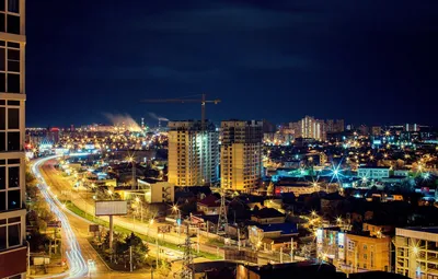 Обои ночь, Night, Краснодар, Krasnodar картинки на рабочий стол, раздел  город - скачать