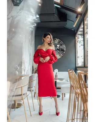 Красное вечернее платье в пол купить в интернет-магазине Ярмарка Мастеров  по цене 16490 ₽ – RML7QRU | Платья, Оренбург - доставка по России
