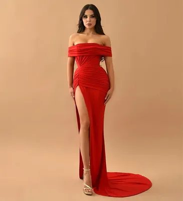 Вечернее красное длинное платье с запахом с рукавами из сетки большие  размеры (ID#1733082588), цена: 960 ₴, купить на Prom.ua
