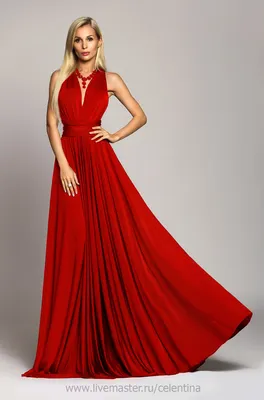 Вечернее платье красное Ребера купить в Санкт-Петербурге