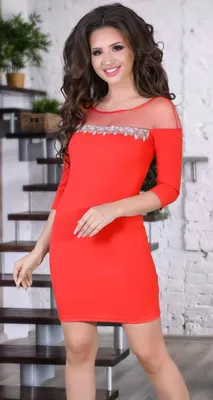 Красное вечернее платье в пол - Купить красное нарядное платье