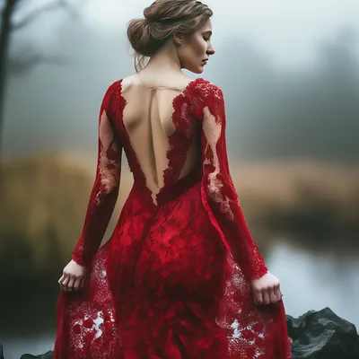 Красное кружевное платье 977 КРАСНЫЙ  Anastasia-anastasia-977-krasnyj-122450700 цена-5106 р. в интернет магазине  beauti-full.ru