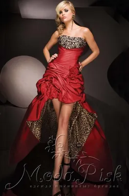 Красное не дорогое платье со шлейфом \"Кармен\" Интернет-магазин Modapisk.ru