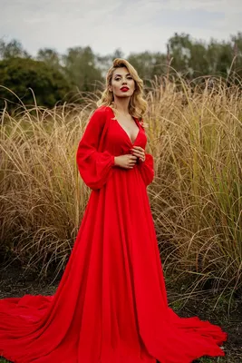 Уника Красная (845-D) - Safo Dress Оренда суконь