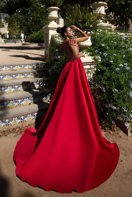 Красное платье Pollardi Cassandra | Купить вечернее платье в салоне  Валенсия (Москва)