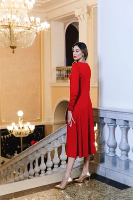 Красное платье из ангоры с поясом для зимних образов 2020 / Red angora  dress with a belt | Fashion, Sweater dress, Stylish
