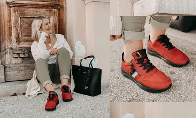 Красные кроссовки: с чем носить | Jana Russia | Дзен