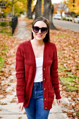 Pacific Red Cardigan – weareknitters