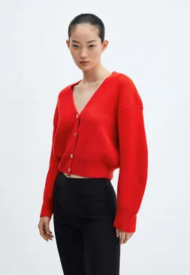 Skinlike Mercerized Wool Shrunken Cardigan – Tibi Official