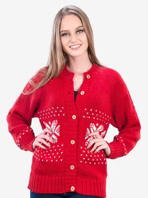 Cherry Red Cardigan – salovintage