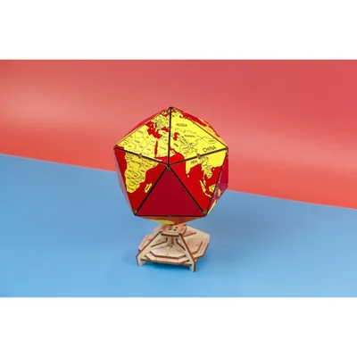 Конструктор деревянный 3D EWA Глобус Икосаэдр с секретом (шкатулка, сейф)  красный (7514941) - Купить по цене от 1 581.00 руб. | Интернет магазин  SIMA-LAND.RU