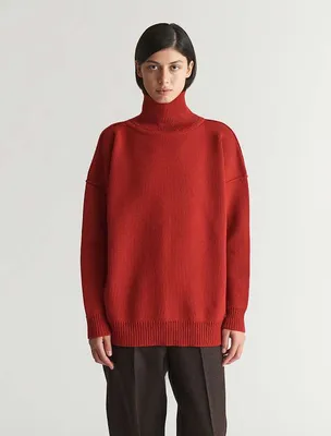 The Red Sweater Is Winter 2024's Most Important Staple Piece