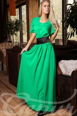 Крепдешиновое платье (арт. 11628) ♡ интернет-магазин Gepur