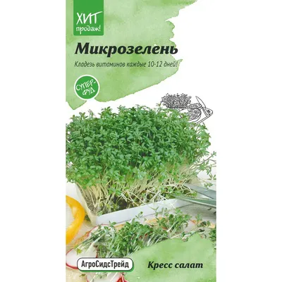 Семена Микрозелень Кресс-салат 5 г АСТ купить в интернет-магазине Доминго
