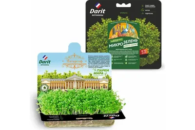 Набор для выращивания DARIT Микрозелень кресс-салат 2 г 122439 - выгодная  цена, отзывы, характеристики, фото - купить в Москве и РФ