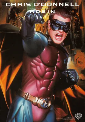 Крис О'Доннелл в фильме «Бэтмен навсегда» (1995) | Бельгийская открытка… | Фликр