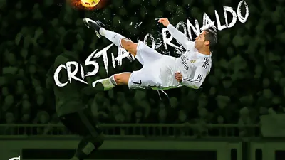 Криштиану Роналду CR7 Flying Shot Football HD Обои —… | Фликр