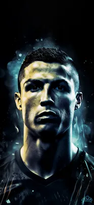 Cristiano Ronaldo Dark Wallpapers - Футбольные обои для iPhone