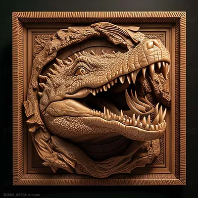 Густав крокодил известное животное, Природа 3D модель для ЧПУ: STL / MAX  (obj)