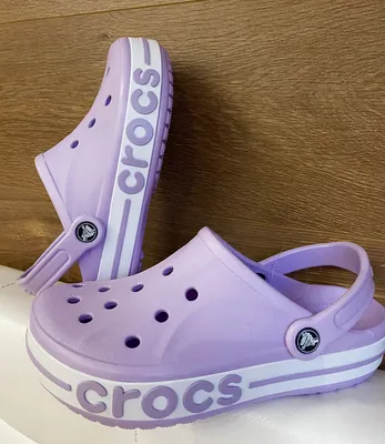 Купить Сабо кроксы женские Crocs оригинал Bayaband лавандовые белые 36 37  38 39 40 41, цена 1415.10 грн — Prom.ua (ID#1568369926)