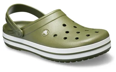 ᐈ Кроксы мужские оригинал. Крокс сабо Crocs Crocband Army Green зеленые -  купить в интернет магазине Диада