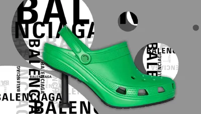 Balenciaga и Crocs придумали кроксы на шпильке – фото