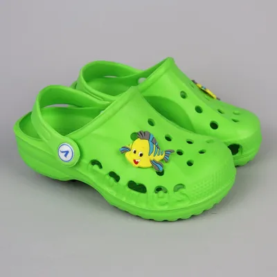 Купить Детские зеленые кроксы Crocs тм Vitaliya р.22-33 в Киеве.  Интернет-магазин Style-Baby🌼