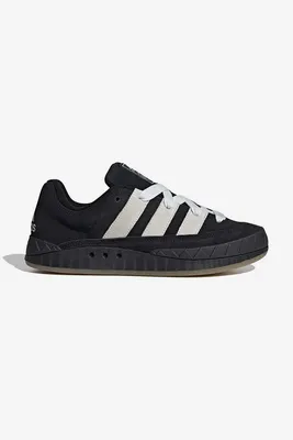 Замшевые кроссовки adidas Originals Adimatic цвет чёрный HQ6900-black на PRM