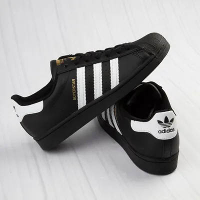Кроссовки Adidas Superstar белые с черными полосками в СПб