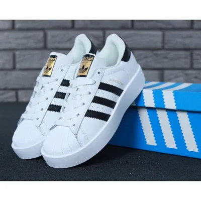 Adidas Superstar Ellure Wedge Shoes White/Black Sneakers FW0102 Women's  Size 5 | eBay