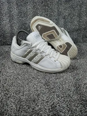 Vintage 2006 Adidas Superstar Sneakers Shoes Sz 6.5 White Silver Y2K 90s  EUC | eBay