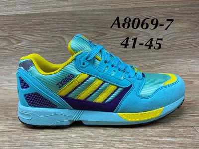 Купить Кроссовки Adidas ZX 8000 Aqua Torsion сине-зеленые замшевые в  магазине Випкросс | Москва