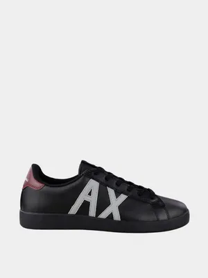 Mens Ea7 Emporio Armani black Logo Print Low-Top Sneakers | Harrods #  {CountryCode}