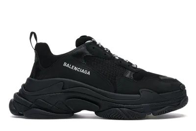 Balenciaga Black Track Sneakers - Farfetch