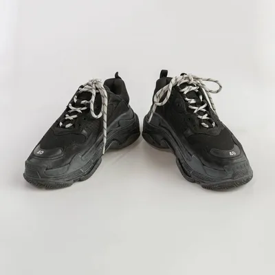 BALENCIAGA: Triple S sneakers in synthetic leather and mesh - White |  Balenciaga sneakers 544351W2FB1 online at GIGLIO.COM