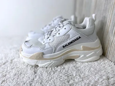 $1090 NIB Balenciaga Triple S All Over Logo White Black Pink Sneakers  Women's 41 | eBay