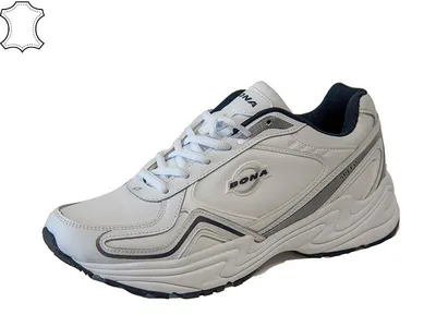 Купить Теннисные кроссовки Bona бело-серые по цене 18 000.00₸ от  производителя