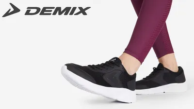 Кроссовки женские Demix Flow чёрный цвет — купить за 3199 руб., отзывы в  интернет-магазине Спортмастер