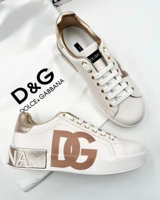 Женские кроссовки Dolce Gabbana White (белые) модные стильные повседневные  кроссы DG001 топ (ID#1697172011), цена: 3023.02 ₴, купить на Prom.ua