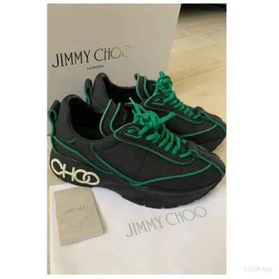 Черно-красные женские кроссовки Jimmy Choo Diamond Trail Модные черные с  красным кроссы для девушек Джимми Чу (ID#1303590058), цена: 3180 ₴, купить  на Prom.ua