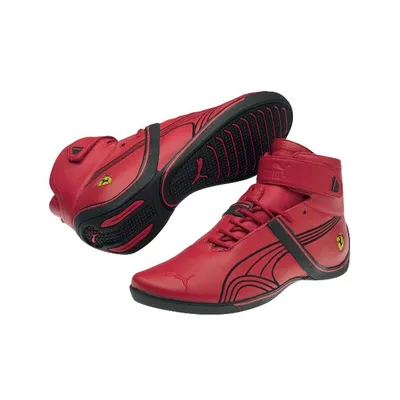 Puma X Scuderia Ferrari \"SF Speed Hybrid\" Leather Suede Sneakers Shoes