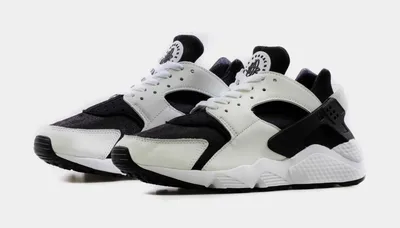 Nike Air Huarache Run Women's Shoes Black/Black-White